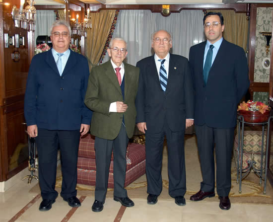 Alfredo Blanco, Manuel Cruz, Javier Domínguez y Venancio Martínez