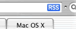 Cuadrado de color azul a la derecha de la barra de direcciones en Safari