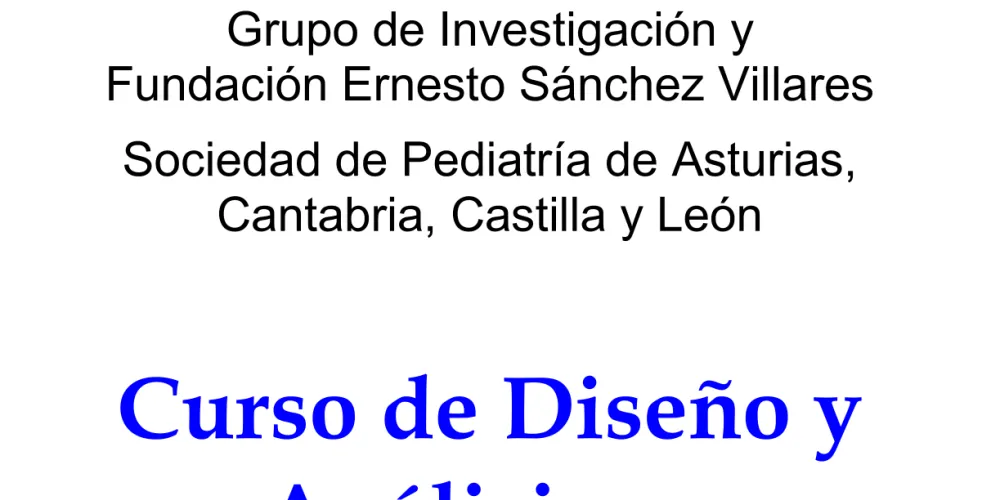 Curso de Diseño y Análisis en Investigación 