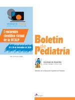 Disponible el número 252 del Boletín de Pediatría