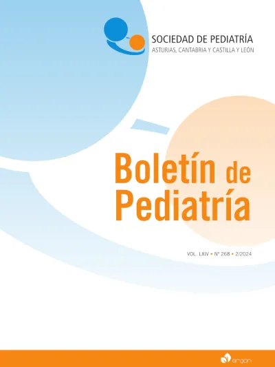 Portada del número 268 del Boletín de Pediatría